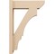 Ekena Millwork 5 1/2-in W x 16-in D x 24-in H Balboa Slat Rough Cedar Woodgrain TimberThane Outlooker, Primed Tan OUTUR055X16X24BOA24RCPR - alternate 2